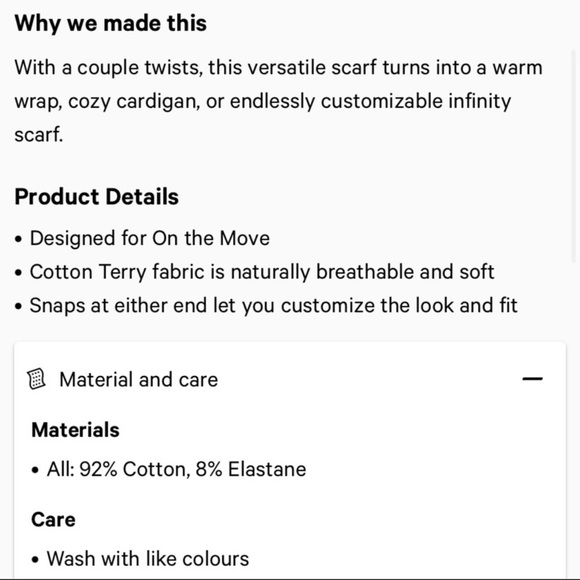 Lululemon NEVER WORN Vinyasa Scarf-Wrap - Picture 11 of 11